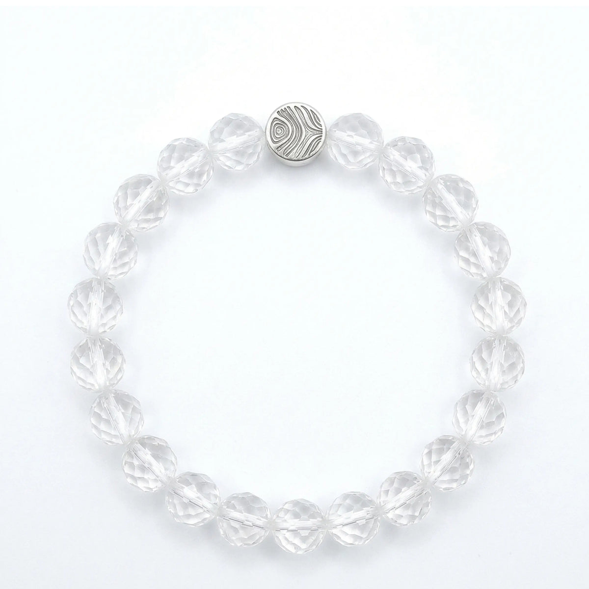 Faceted Clear Quartz Bracelet